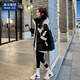 棉致派克羽絨棉服女2025年冬季新款小個(gè)子寬松顯瘦常規款面包服外套 黑色-保障 L _建議105-120斤