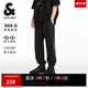 杰克·瓊斯（JACK&JONES）秋新款簡約寬松舒適休閑束腳褲松緊腰頭牛仔褲長褲男裝224332007 A16 深灰牛仔 34 180 W34