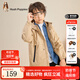 暇步士（Hush Puppies）童裝兒童春秋季經(jīng)典款風(fēng)衣外套男童款時尚百搭風(fēng)衣外套青春休閑 暖卡其(C款) 130 cm