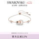施華洛世奇（SWAROVSKI）  Dextera ROUND 手鏈輕奢飾品畢業(yè)禮物女七夕情人節(jié)禮物 鍍玫瑰金色 5636498