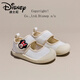 DISNEY迪士尼學(xué)步鞋幼嬰兒室內(nèi)鞋女童防踢童鞋中小童女寶寶兒童鞋 白色 23