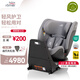 寶得適（BRITAX）寶寶兒童安全座椅0-7歲isize認(rèn)證正反360°旋轉(zhuǎn)成長騎士 通風(fēng)款 Air月光灰
