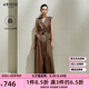 艾諾絲雅詩(shī)【商場(chǎng)同款】2025夏季新品美拉德長(zhǎng)絨棉連體褲氣質(zhì)闊腿褲40539155 咖色 S