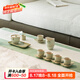 萬仟堂（Edenus）茶具套裝 陶瓷高檔禮盒整套功夫茶具帶小茶盤家用客廳 春竹·成套