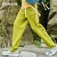 OUTOPIA 【新品】Storm美利奴羊毛防潑水戶外徒步登山男女軟殼長褲情侶款 松籽綠(男款) XL
