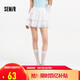 森馬（Semir）半身裙女設計感肌理蕾絲花邊甜美2025夏A字蓬蓬短裙109325120002