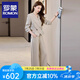 羅蒙（ROMON）小香風(fēng)時尚套裝女2025新款春秋季輕奢高級感減齡洋氣質(zhì)漂亮一整套 卡其色- M