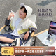 左西男童防曬衣兒童皮膚衣2025夏款連帽衫防曬服輕薄外套潮 灰色 150