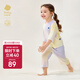 babycare山茶花兒童家居服春夏莫代爾薄款睡衣居家套裝 紫草星夢 100