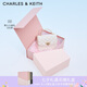 CHARLES&KEITH25秋季新品菱格鏈條手提斜挎包小方包七夕禮物CK2-50701608