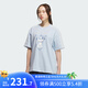 阿迪達斯（adidas）三葉草迪士尼瑪麗貓聯(lián)名半袖25夏女短袖T恤 KC3098 S