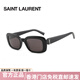 圣羅蘭（YSL）太陽(yáng)鏡女經(jīng)典YSL銀標(biāo)墨鏡古力娜扎同款時(shí)尚眼鏡生日禮物 SLM130/F SLM130/F-001-53 銀標(biāo)