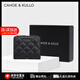 CAHOE KULLO官網(wǎng)官方牛皮錢包女短款2025新款手拿包女士卡包多功能零錢包錢夾 黑色-CK女包生日禮物送女友