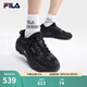斐樂(lè)（FILA）官方掠奪者2女鞋男鞋情侶跑步鞋季老爹鞋時(shí)尚復(fù)古運(yùn)動(dòng)鞋 黑/鍛鐵-BF【男款】 42