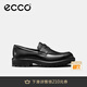 愛步（ECCO）樂福鞋男 25年舒適百搭休閑男鞋一腳套男士皮鞋 都市奧斯陸550294 黑色55029401001 41