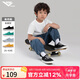 PONY2025夏季新款男女大小童帆布鞋透氣防滑耐磨低幫一腳蹬免系帶