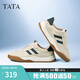 他她（TATA）男士阿甘男鞋復(fù)古德訓(xùn)鞋男運(yùn)動休閑鞋厚底板鞋小白鞋PCB01AM3 米/藍(lán) 42