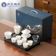蘇氏陶瓷（SUSHI CERAMICS）羊脂玉白瓷懸停蓋碗功夫茶具茶盤套裝平價(jià)禮品團(tuán)購七夕禮物J1221