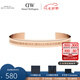 丹尼爾惠靈頓（DanielWellington） DW手鐲 情侶手鐲時(shí)尚飾品優(yōu)雅精致 表白七夕情人節(jié)禮物送女友 玫瑰金小號(hào)DW00400140