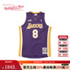 MITCHELL & NESS復古正版球衣 AU球員版 科比8號00年NBA全明星 MN男士籃球服運動(dòng) 紫色 L