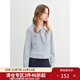 獨束【學(xué)院Miu風(fēng)】大碼女裝藍格紋短款襯衫2025秋裝新品長(cháng)袖 藍格紋 XL （尺碼：3）
