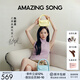 Amazing Song乙頌女包[陳都靈同款]軟歐包中號小眾時尚單肩斜挎包通勤手提包 陳都靈同款-鵝黃色(肩帶可調節(jié))