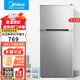 美的（Midea）112/88電冰箱兩開(kāi)門(mén)雙溫冷藏冷凍美妝家用辦公室宿舍出租屋房迷你小巧型不占地節能省電便攜 【部分地區需調貨 詳詢(xún)客服】112升節能省電