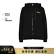 莫斯奇諾（moschino）女式拉鏈帶帽衛(wèi)衣外套 ZU A 1721 9006 黑色 S