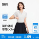 森馬（Semir）POLO衫女涼感抗菌修身襯衫2025夏刺繡休閑通勤套頭衫109325115001