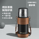 特美刻（TOMIC）黃玫瑰水杯燜茶保溫杯大容量悶泡杯陶瓷內(nèi)膽茶水分離泡畢業(yè)季禮物 冰花黑420ml鈦茶隔+陶瓷內(nèi)膽