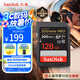 閃迪（SanDisk）128GB SD內(nèi)存卡 4K V30 U3 C10 相機(jī)存儲卡 讀速200MB/s 寫速90MB/s 微單/單反相機(jī)內(nèi)存卡