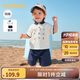 巴拉巴拉寶寶短袖套裝夏裝男童Polo衫兩件套2025時尚洋氣潮酷209225119102