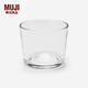 無印良品（MUJI） 鈉鈣玻璃 杯 杯子 冰激凌杯 水杯 MDE77A4S 直徑8.4cm