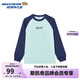 Skechers斯凱奇男女童長袖T恤打底衫大童寬松衛(wèi)衣運動上衣L125K006