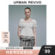 UR2025夏季新款女裝拼接蕾絲打攬?jiān)O(shè)計(jì)短袖罩衫襯衫UYY250032