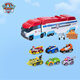 汪汪隊(duì)立大功（PAW PATROL）狗狗巡邏隊(duì)玩具 合金大巴+合金車(chē)套裝