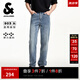 杰克·瓊斯（JACK&JONES）男裝夏季牛仔褲時(shí)尚百搭潮流直筒水洗貓須設(shè)計(jì)彈力面料225232099 E39中藍(lán)牛仔 常規(guī) 32 175 W32/L32