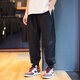 阿迪達(dá)斯 （adidas）男褲運(yùn)動(dòng)褲2025夏季新款梭織透氣寬松舒適休閑褲束口褲 速干IT6720黑色 M 推薦135-155斤