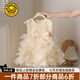 G.DUCKKIDS小黃鴨童裝公主裙女童連衣裙夏季寶寶裙子1-3歲兒童禮服女孩紗裙 5113五層紗裙 80 尺碼建議9-12個月cm