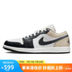 耐克NIKE男子休閑鞋喬丹AJ1 JORDAN 1運動鞋 553558-153米黑41