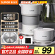 蘇泊爾（SUPOR）電熱水壺 便攜式燒水壺 SW-06J007 食品級(jí)硅膠折疊電水壺 出差旅行開水壺 0.6L