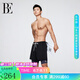 范德安（BALNEAIRE）泳褲男士防曬疏水親膚速干寬松大碼防尷尬海邊 50400 鯊魚灰 2XL