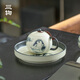 三物 福貓西施壺泡茶家用單壺高檔一人飲陶瓷功夫茶具個人泡茶專用 福貓西施壺組合