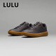 LULU【廠(chǎng)牌】LEMEN小白鞋cityverse運動(dòng)德訓休閑鞋男女跑步板鞋 黑棕 42.5