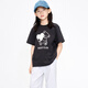 little MO&Co.5A抑菌 童裝女童純棉短袖印花t恤兒童上衣女男童洋氣 深灰色2 160 160/76