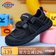 Dickies童鞋夏季透氣沙灘鞋男女童夏天網(wǎng)鞋運(yùn)動(dòng)跑步鞋包頭兒童涼鞋6-12歲 全黑 241C50LXS10A 26 (鞋內(nèi)長166mm)