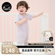 nest designs潘通限定系列春夏新品牛油果嬰兒短袖連體衣寶寶家居服 暮落紫 100cm