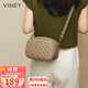 viney牛皮包包女包小眾斜挎小包輕奢品牌單肩包生日禮物洋氣送女友老婆