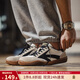 馬登工裝復(fù)古運(yùn)動(dòng)鞋透氣休閑箭頭德訓(xùn)鞋男美式潮流阿甘板鞋百搭小白鞋 米白 【小眾不撞款/鞋子男夏季】 42 (男碼偏大，可參考推薦腳長(zhǎng)選擇)