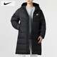 耐克（NIKE）羽絨服男士 25夏季新款運(yùn)動服裝連帽防風(fēng)衣工裝外套長款保暖棉服 FB8180-010/曬圖退10 M 【170】體重110~130斤左右